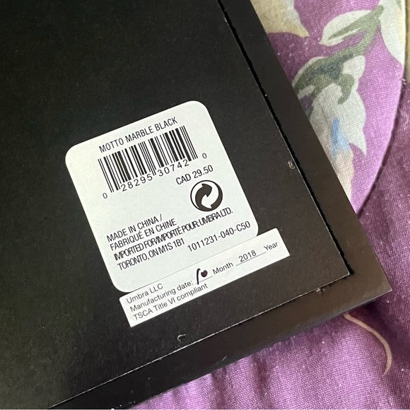 Free Add On - Black Framed Motto Wall Art with Marble Background - Picture 7 of 7